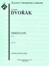 Serenade for Strings, Op. 22 Orchestra sheet music cover